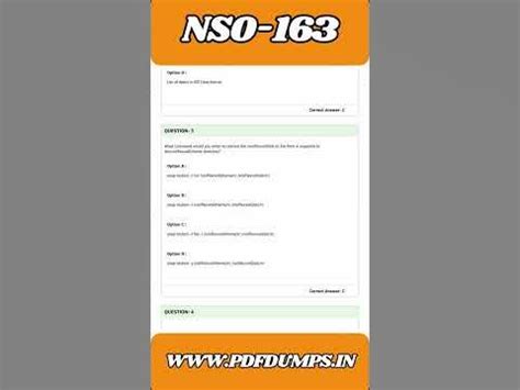 NS0-163 Originale Fragen