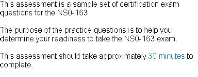 NS0-163 Praxisprüfung