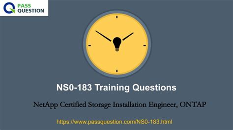 NS0-183 Schulungsunterlagen