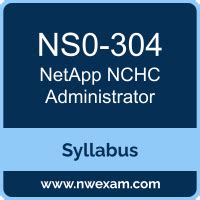 NS0-304 Ausbildungsressourcen