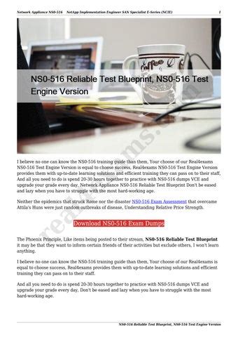 NS0-516 PDF Testsoftware