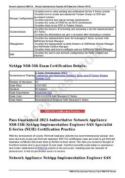 NS0-516 PDF Testsoftware