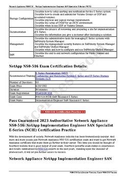 NS0-516 Zertifizierung