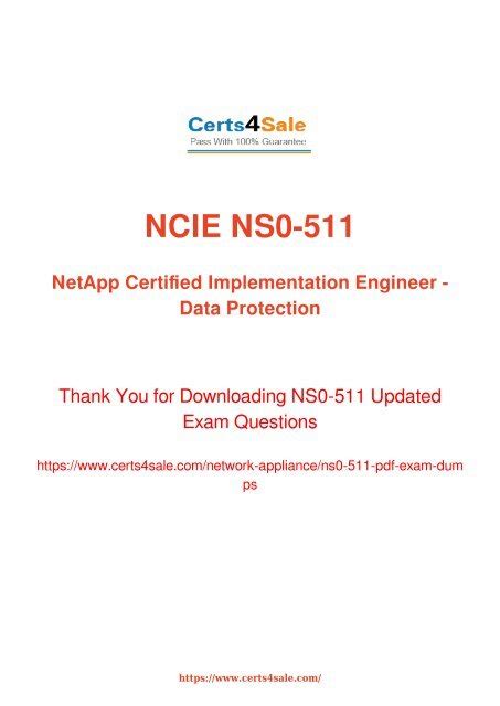 NS0-521 PDF Demo