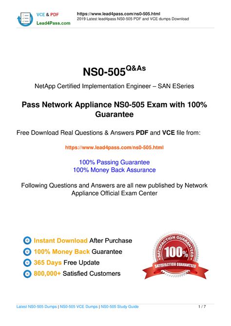 NS0-521 Zertifikatsfragen
