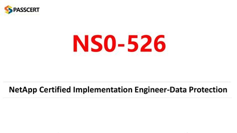 NS0-526 PDF Demo