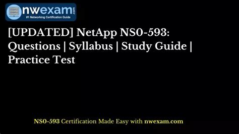 NS0-593 Online Tests