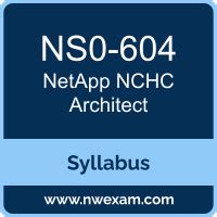 NS0-604 Ausbildungsressourcen