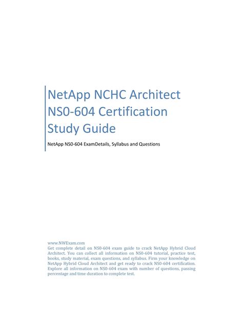 NS0-604 PDF Demo