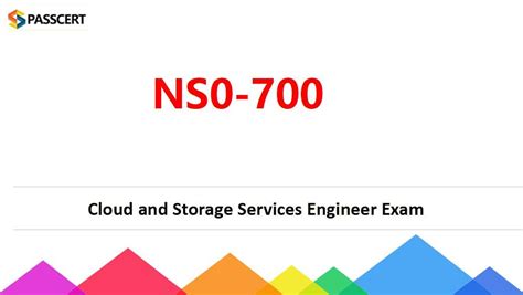NS0-700 Prüfungsinformationen