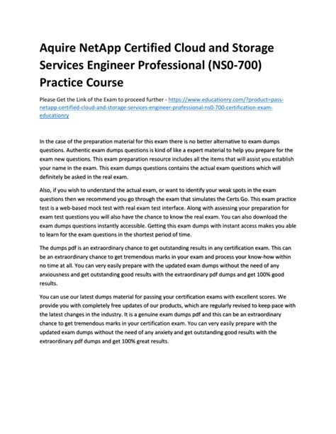 NS0-700 Prüfungsinformationen.pdf