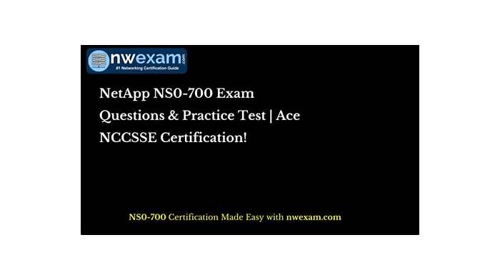 Latest NS0-700 Exam Tips