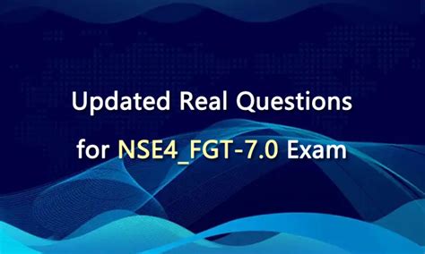 NSE4_FGT-7.0 Tests