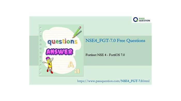 NSE4_FGT-7.0 Test Topics Pdf