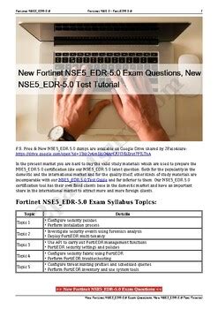 NSE5_EDR-5.0 Online Test