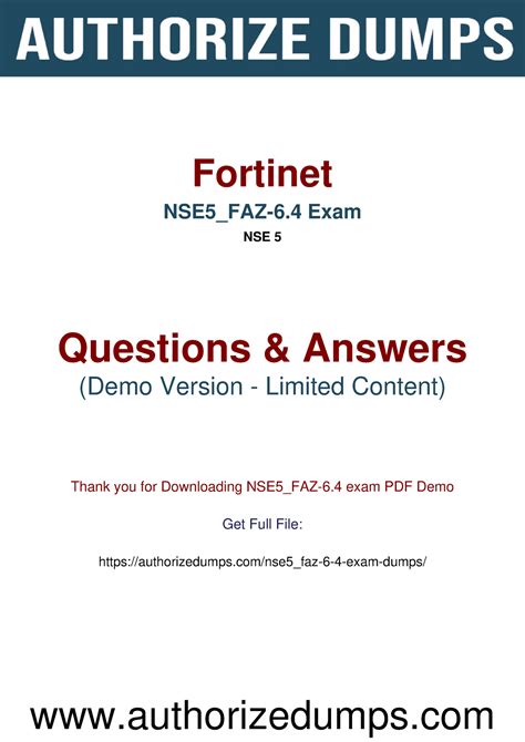 NSE5_FAZ-6.4 Prüfungsinformationen.pdf