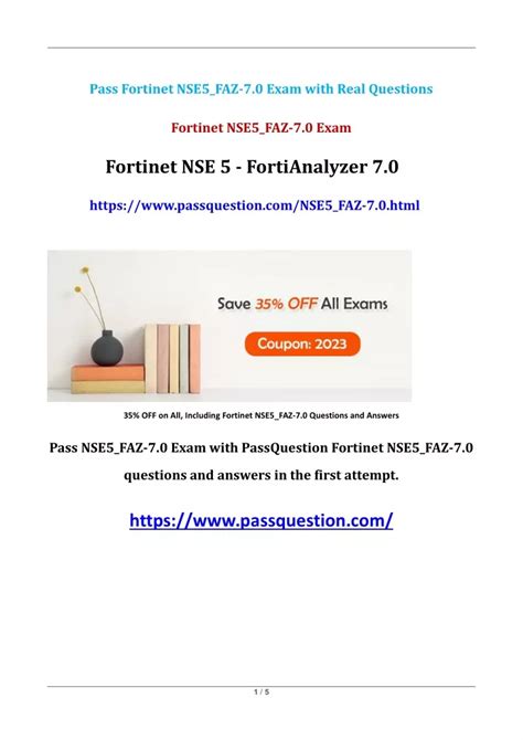 NSE5_FAZ-7.0 Fragenpool