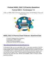 NSE5_FAZ-7.2 Exam Fragen