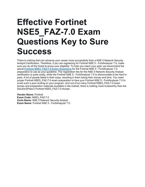 NSE5_FAZ-7.2 PDF