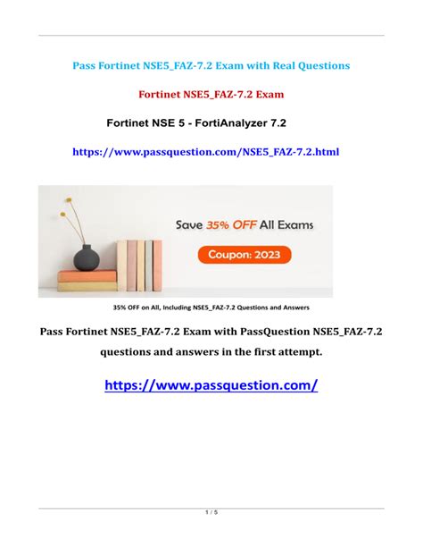 NSE5_FAZ-7.2 Prüfungsunterlagen