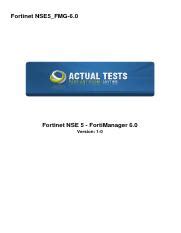 NSE5_FMG-7.0 PDF Demo