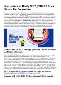 NSE5_FMG-7.2 PDF Testsoftware