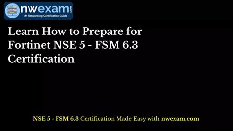 NSE5_FSM-6.3 Prüfungs