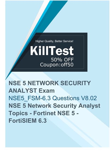 NSE5_FSM-6.3 Tests