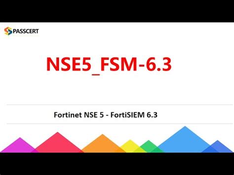 NSE5_FSM-6.3 Zertifizierungsprüfung