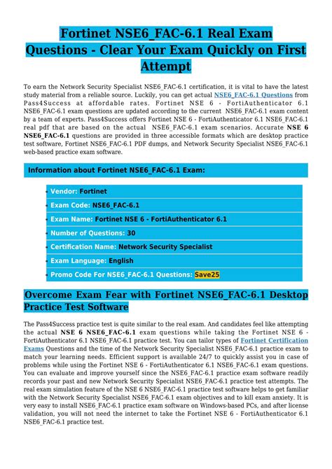 NSE6_FAC-6.1 PDF Demo