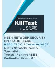NSE6_FAC-6.1 Prüfungs Guide