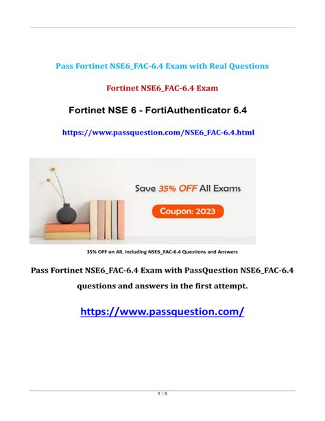 NSE6_FAC-6.4 Übungsmaterialien