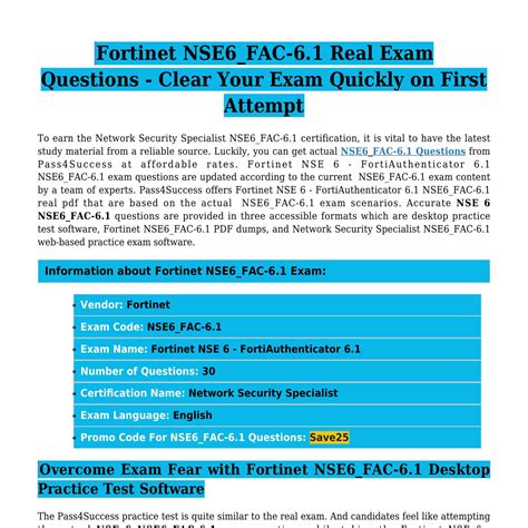 NSE6_FAC-6.4 Fragenkatalog