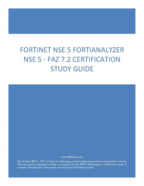 NSE6_FAZ-7.2 PDF