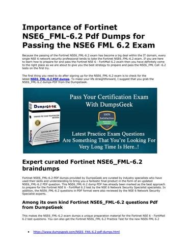 NSE6_FML-6.4 PDF Testsoftware