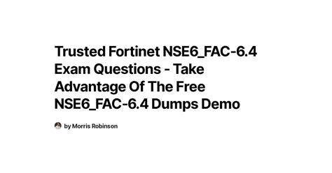 NSE6_FSA-4.2 Exam