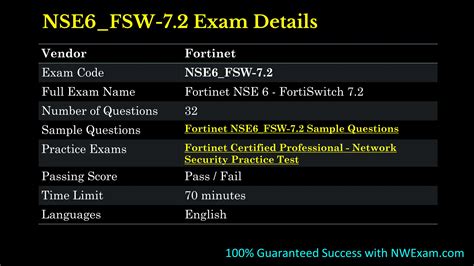 NSE6_FSW-7.2 Fragenkatalog