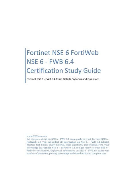 NSE6_FWB-6.4 Prüfungs Guide