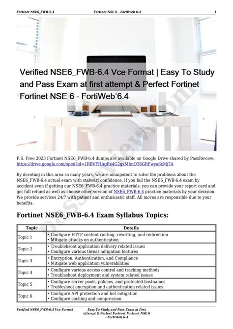 NSE6_FWB-6.4 Testantworten