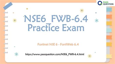 NSE6_FWB-6.4 Zertifizierungsantworten