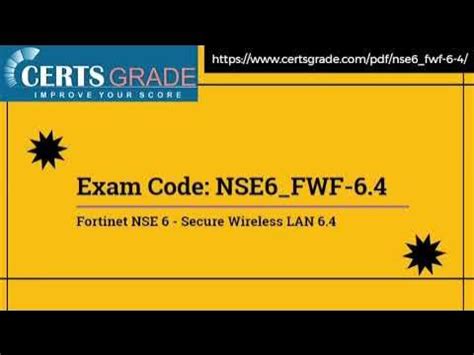 NSE6_FWF-6.4 Prüfungsmaterialien