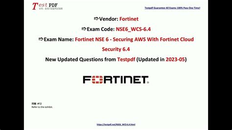 NSE6_WCS-6.4 Prüfungsfrage