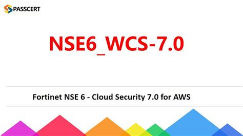 NSE6_WCS-7.0 Testengine