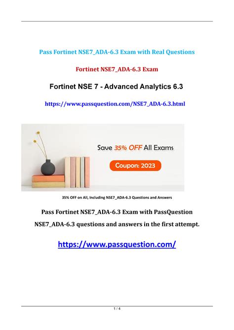 NSE7_ADA-6.3 Zertifikatsfragen