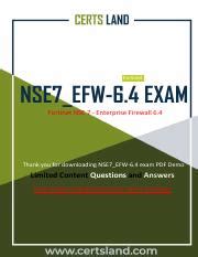 NSE7_EFW-6.4 PDF