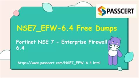 NSE7_EFW-6.4 PDF Demo