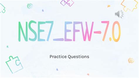 NSE7_EFW-7.2 Ausbildungsressourcen