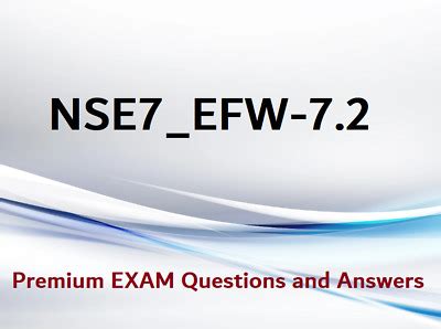 NSE7_EFW-7.2 Standard Answers