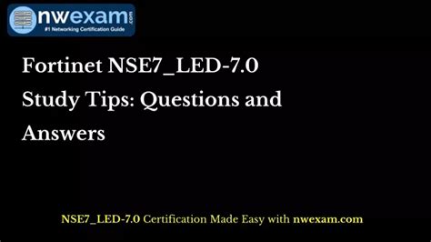 NSE7_LED-7.0 Fragen Beantworten