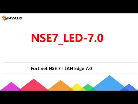 NSE7_LED-7.0 Fragenpool